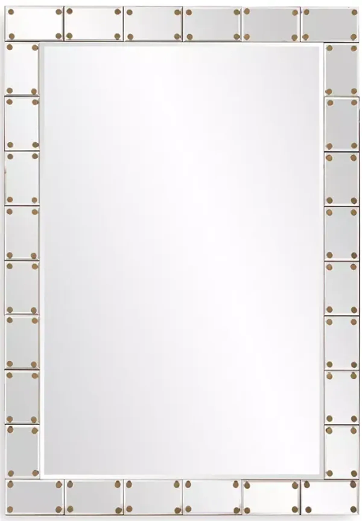 Howard Elliott Remington Studded Mirror, 39.5" x 27"