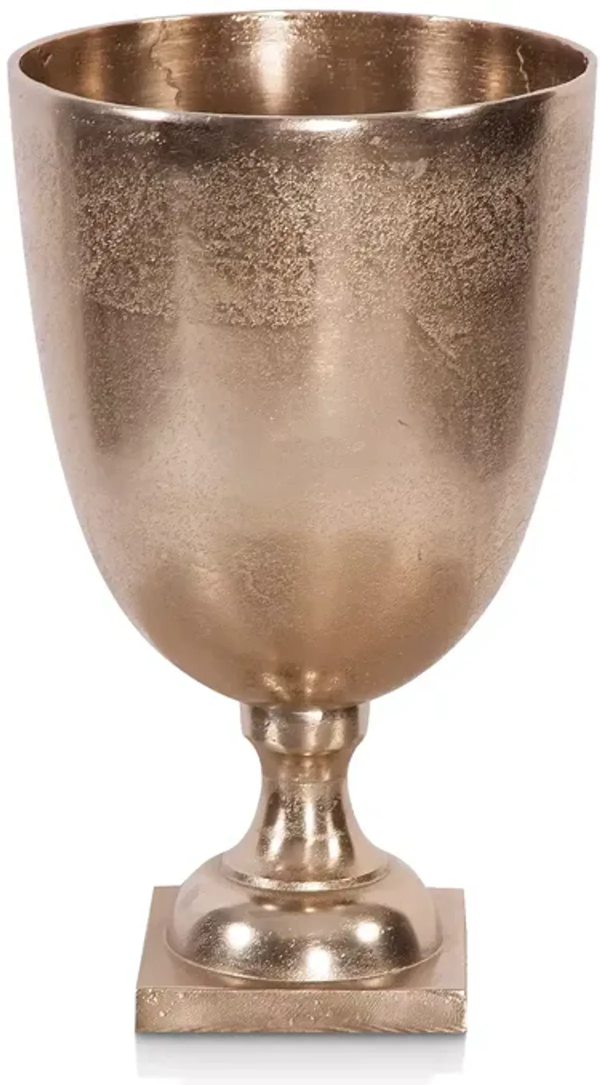 Howard Elliott Aluminum Footed Small Chalice Vase