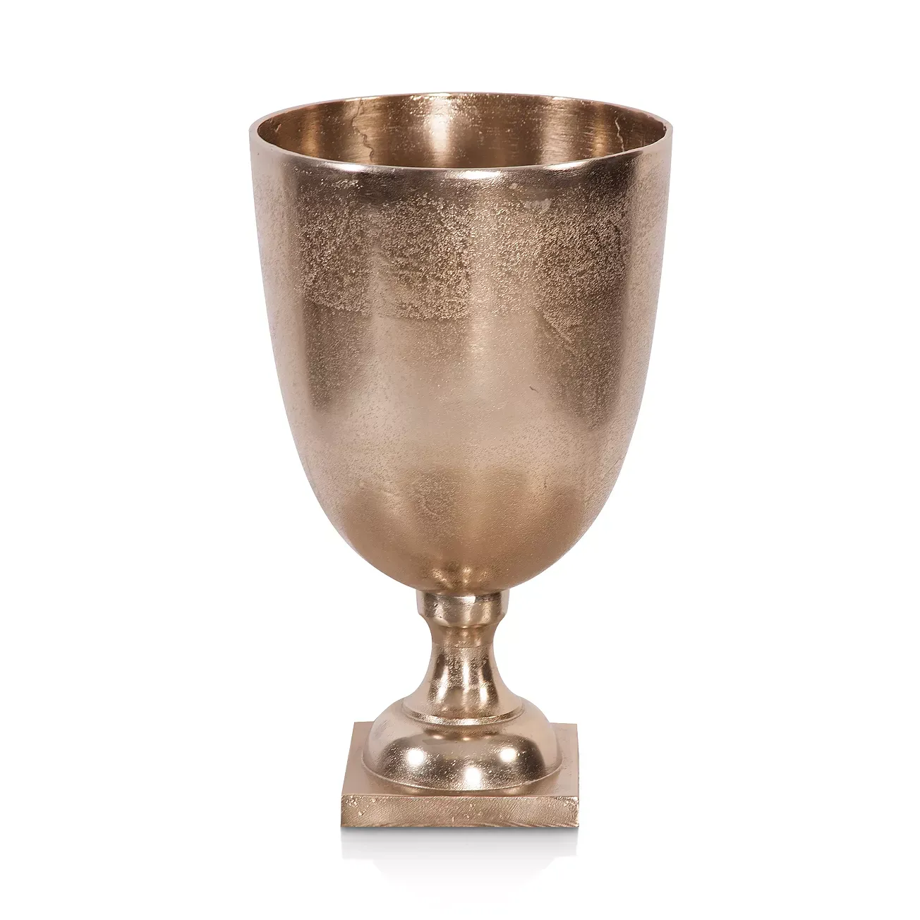 Howard Elliott Aluminum Footed Small Chalice Vase