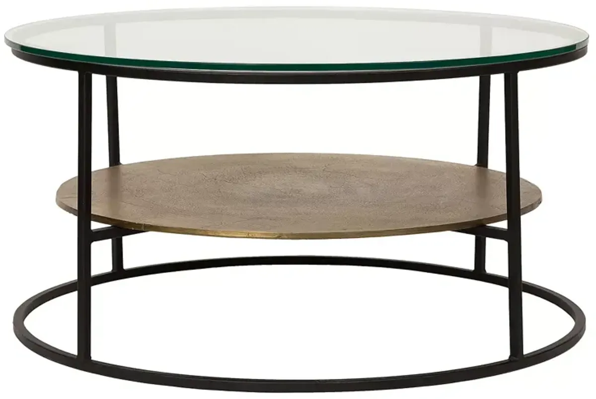 Callie Glass Top Coffee Table