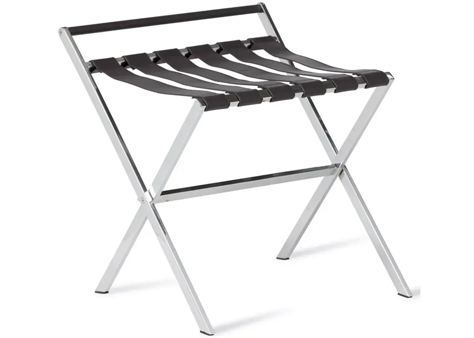 Roselli Trading Fold Flat Luggage Rack with Bumper Guard