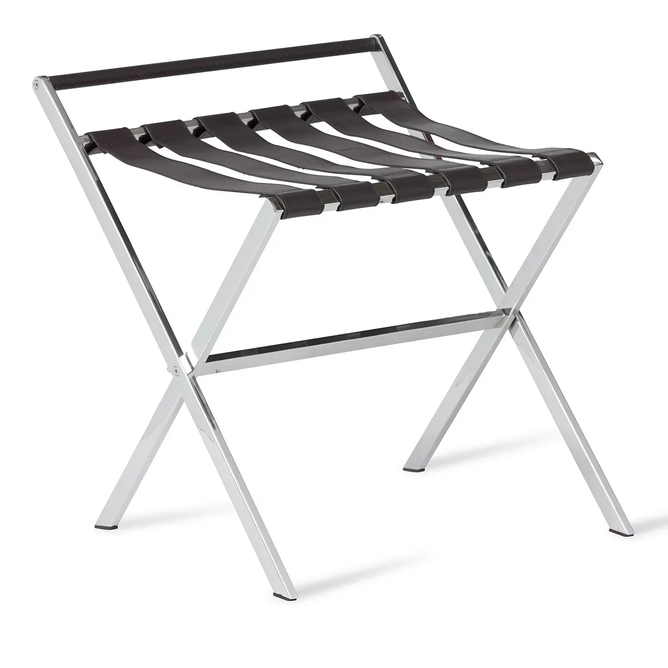 Roselli Trading Fold Flat Luggage Rack with Bumper Guard