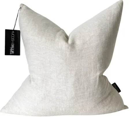 Modish Decor Pillows Linen Pillow Cover, 18" x 18"