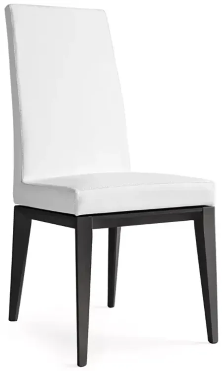 Calligaris Leather Bess Side Chair