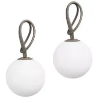Fatboy Bolleke Indoor/Outdoor Rechargeable Hanging Lamp, Set of 2 