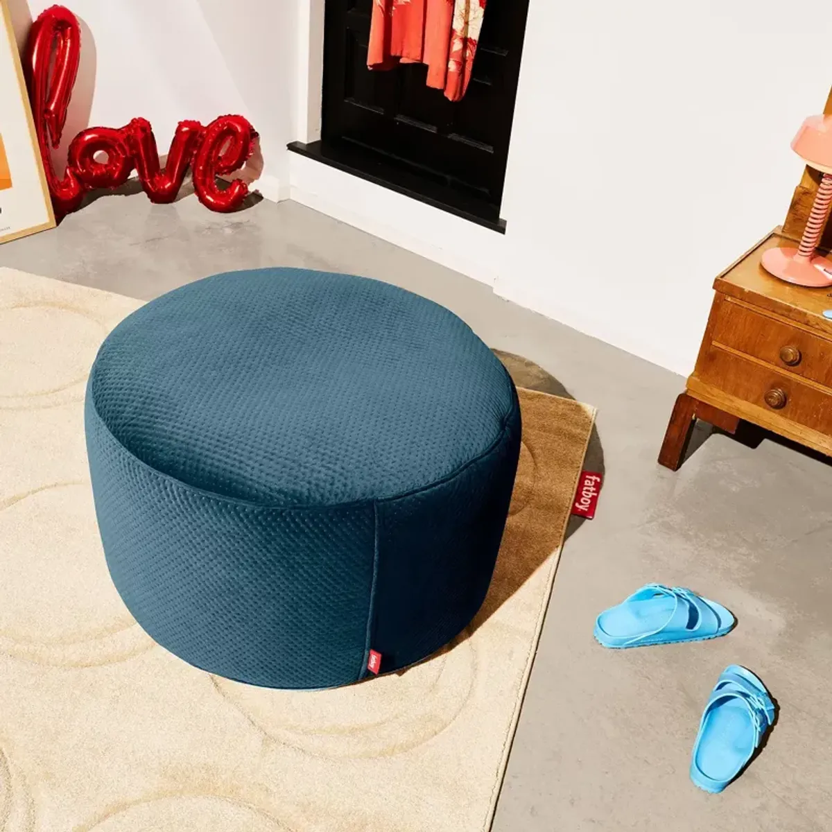 Fatboy Point Large Royal Velvet Pouf