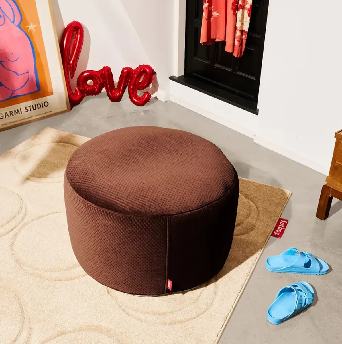 Fatboy Point Large Royal Velvet Pouf