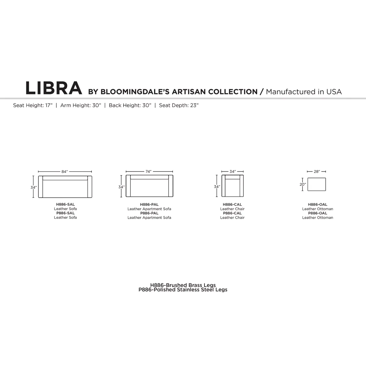 Bloomingdale's Artisan Collection Libra Sofa