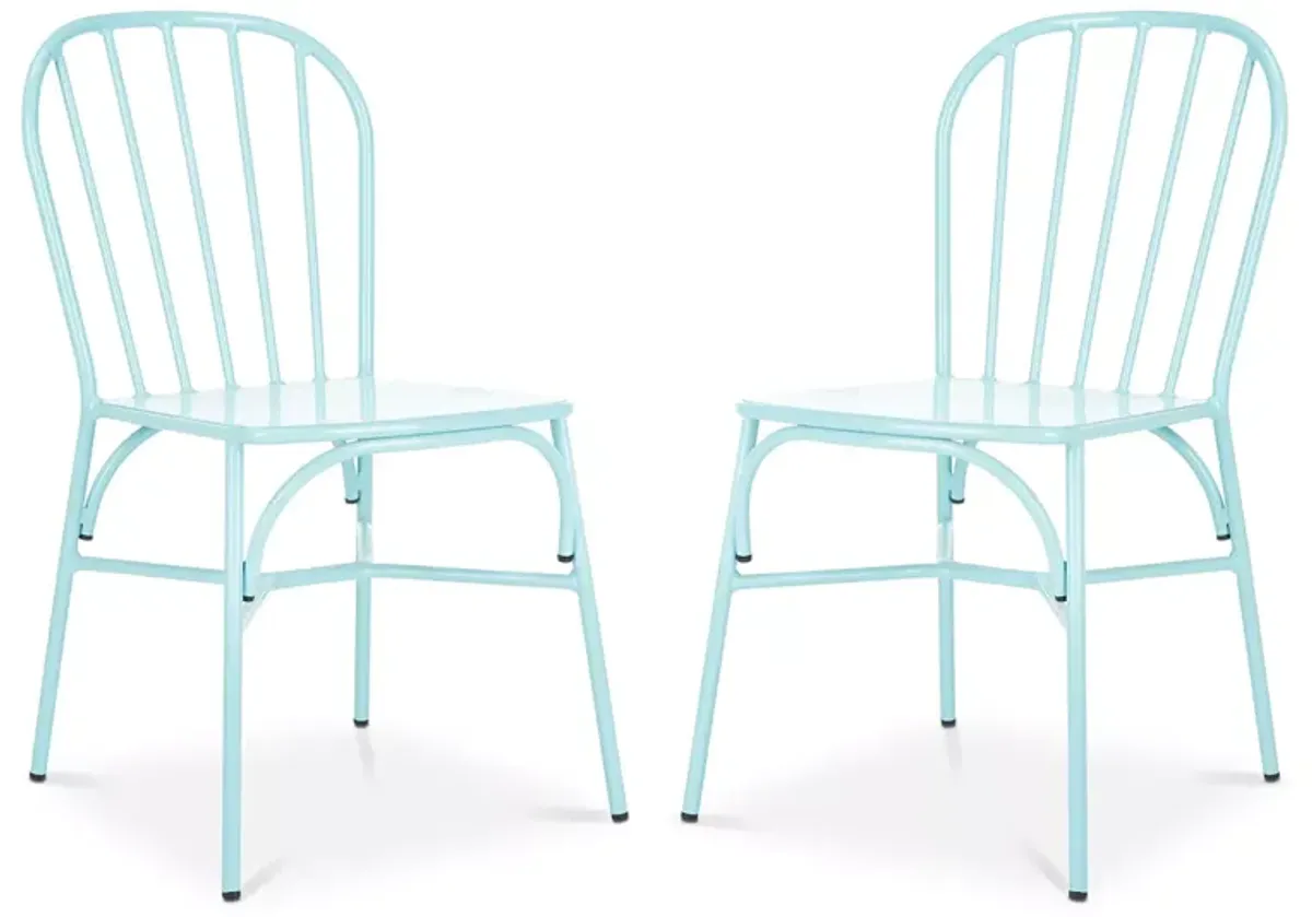 SAFAVIEH Everleigh Outdoor Side Chair, Set of 2