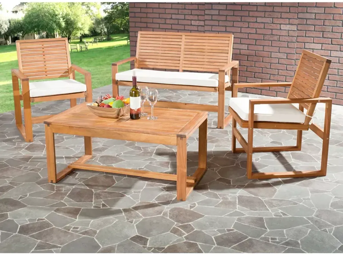 SAFAVIEH Ozark 4 Piece Outdoor Living Set