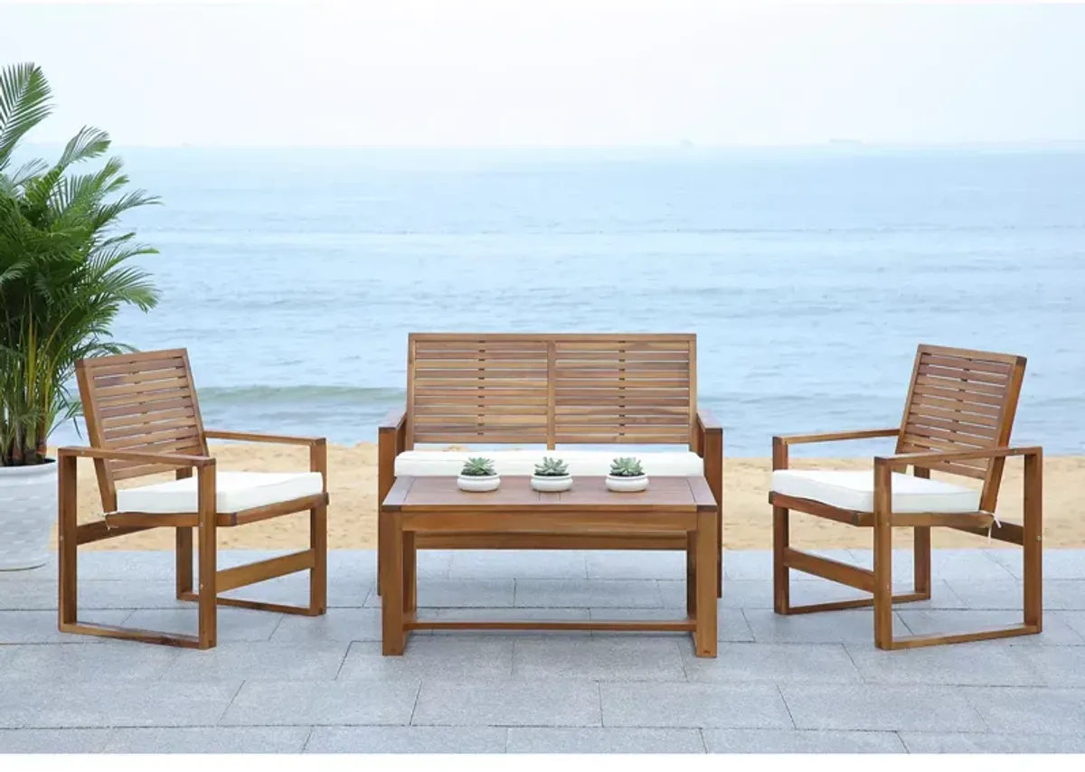 SAFAVIEH Ozark 4 Piece Outdoor Living Set