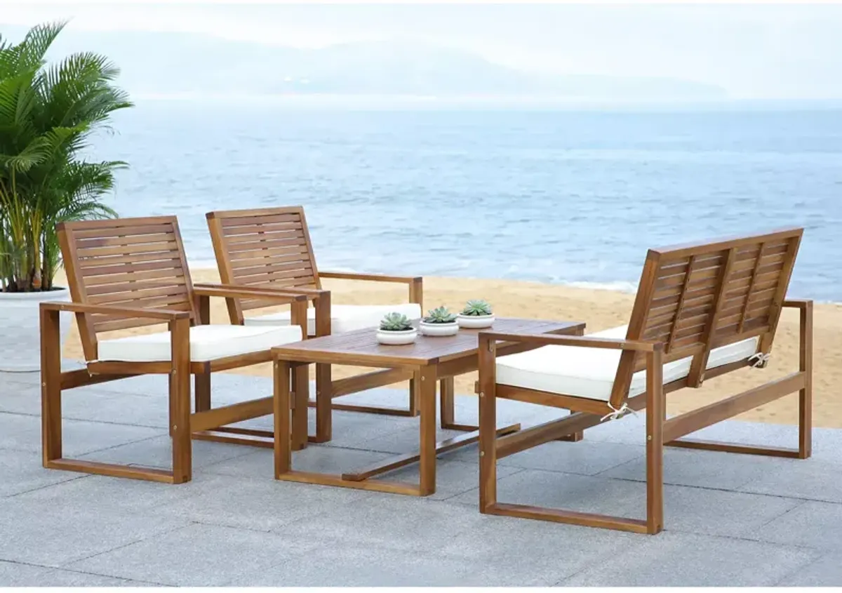SAFAVIEH Ozark 4 Piece Outdoor Living Set