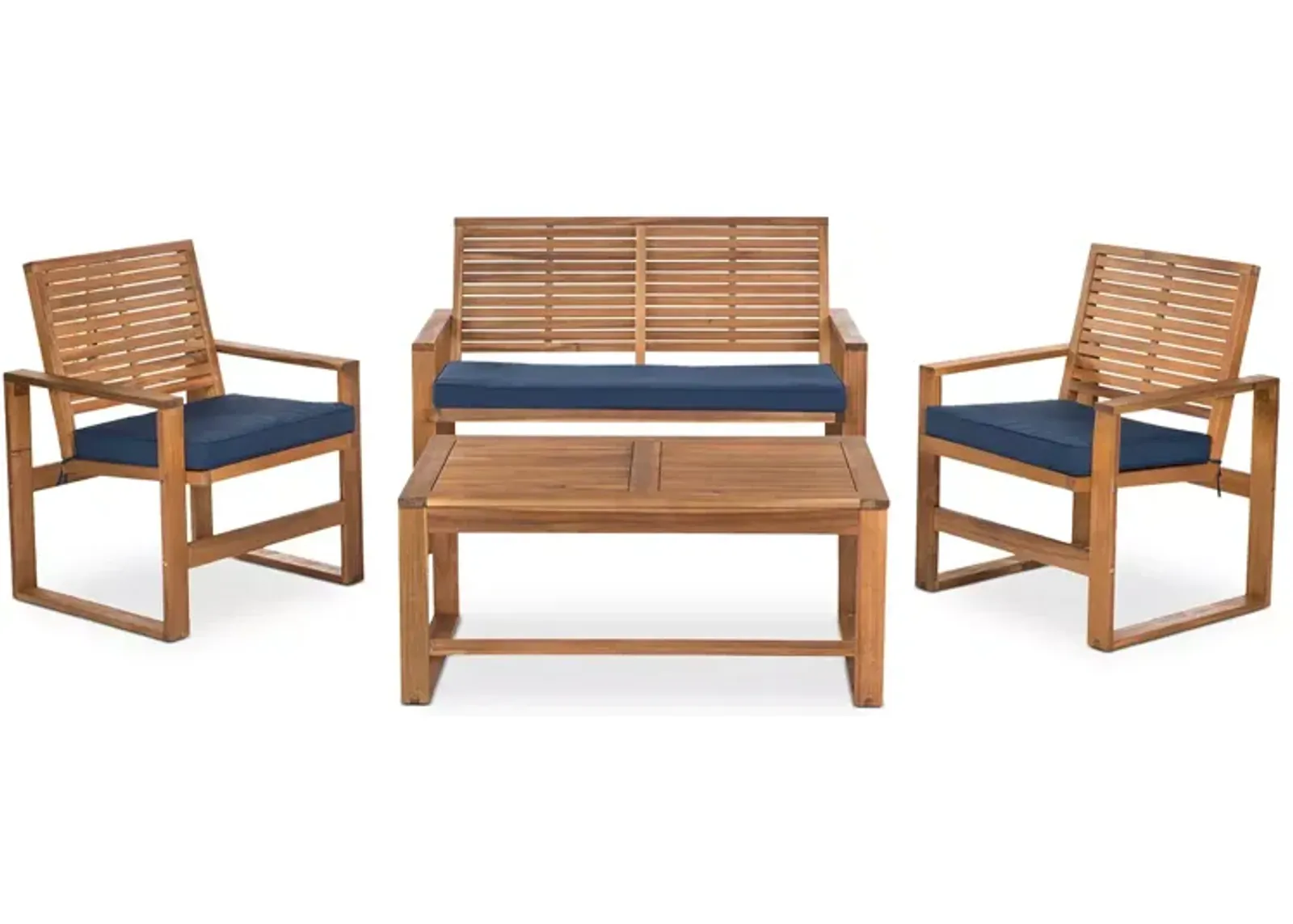 SAFAVIEH Ozark 4 Piece Outdoor Living Set