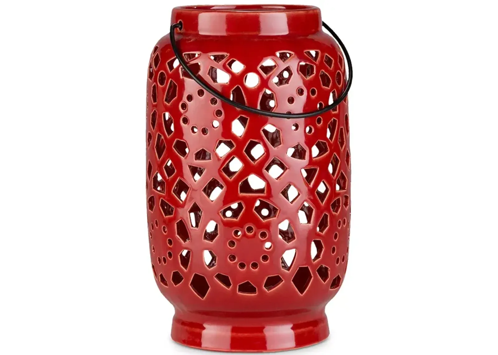 Surya Avery Large Ceramic Lantern