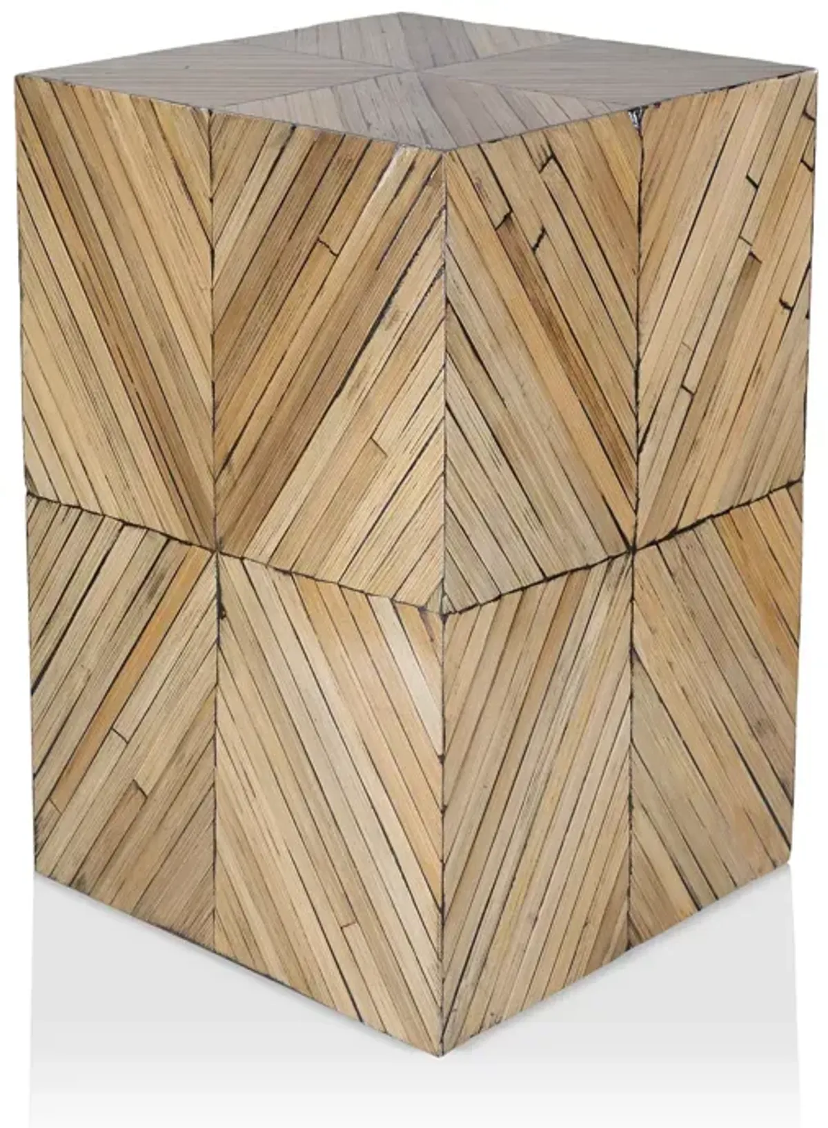 Surya Cane Garden Side Table