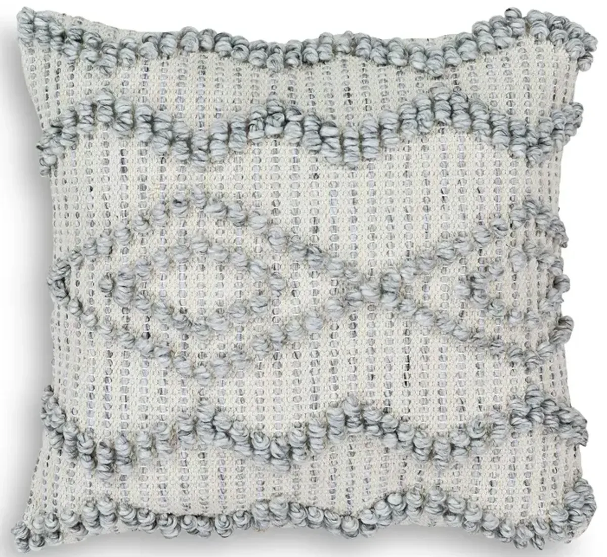 Surya Anders Textured Cream Throw Pillow, 22" x 22"