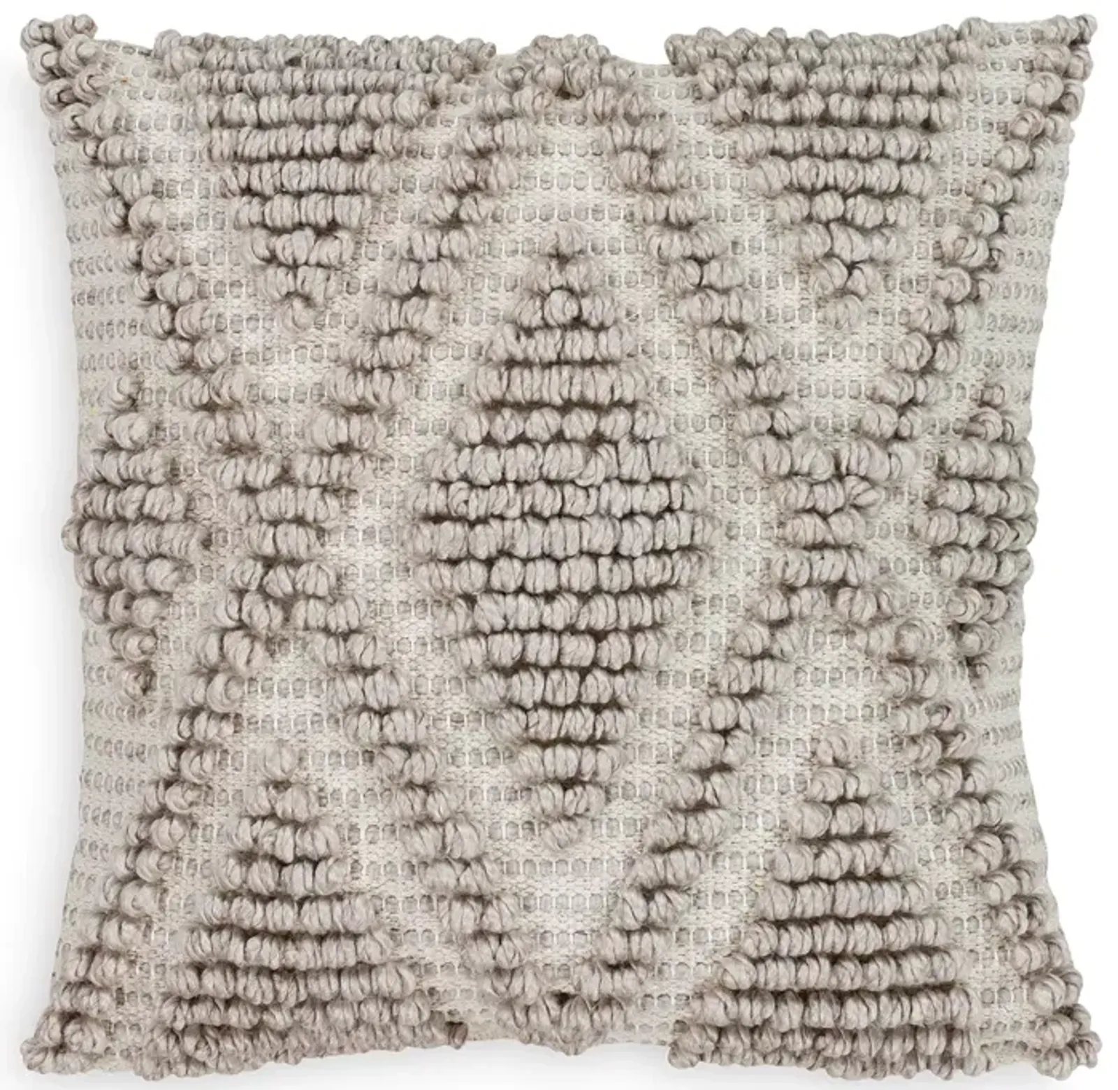 Surya Anders Textured Light Gray Throw Pillow, 18" x 18"