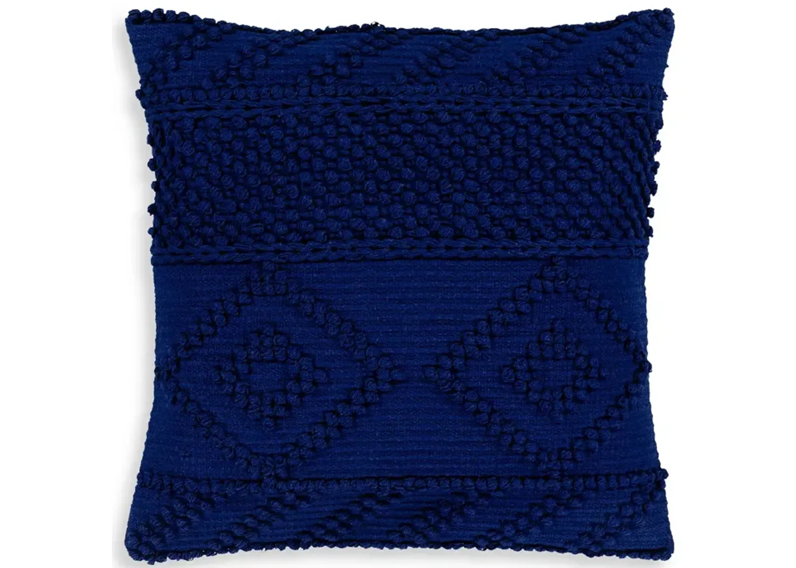 Surya Merdo Navy Textured Throw Pillow, 22" x 22"