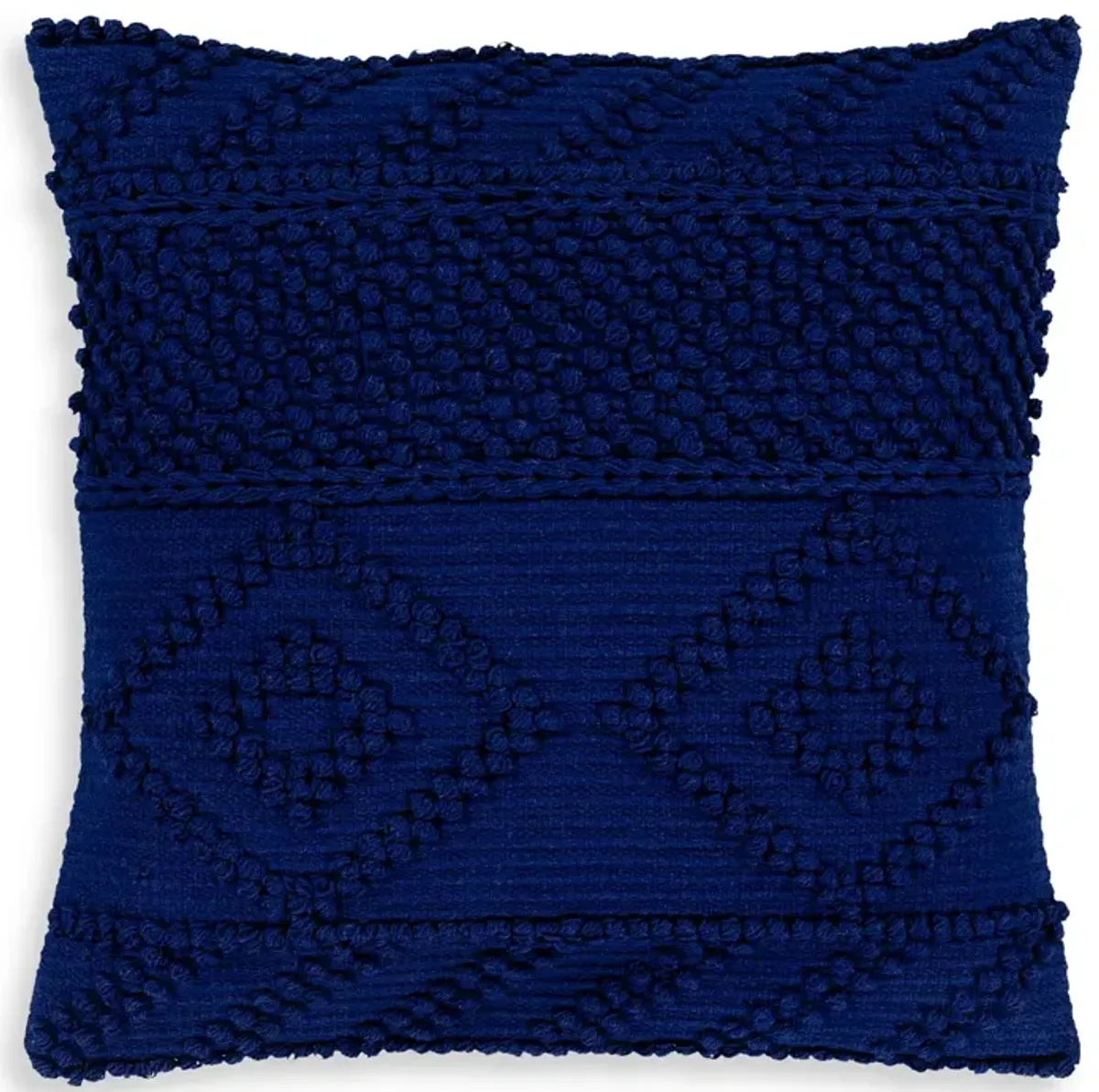 Surya Merdo Navy Textured Throw Pillow, 22" x 22"