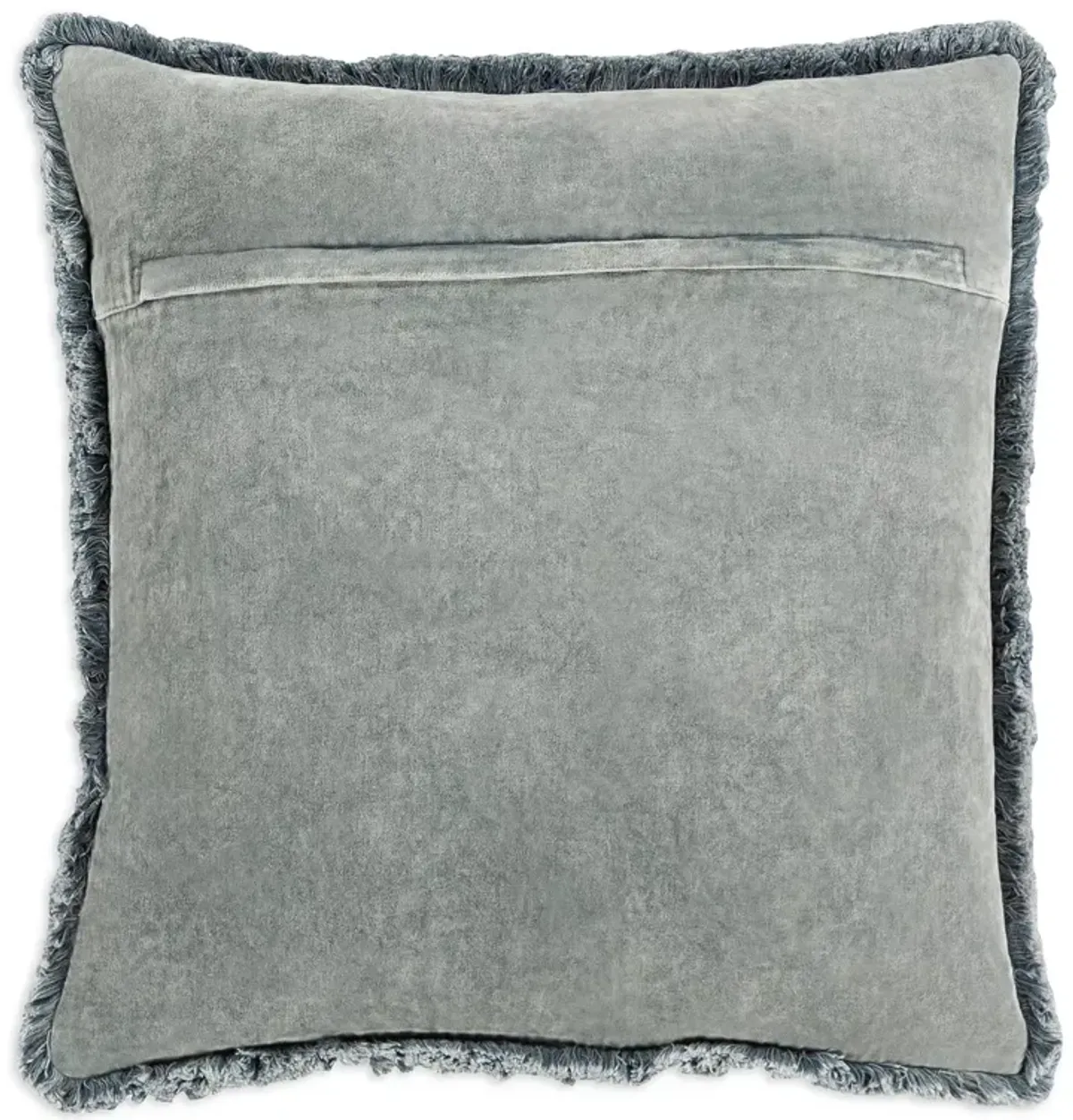 Surya Washed Cotton Velvet Decorative Pillow, 20" x 20"