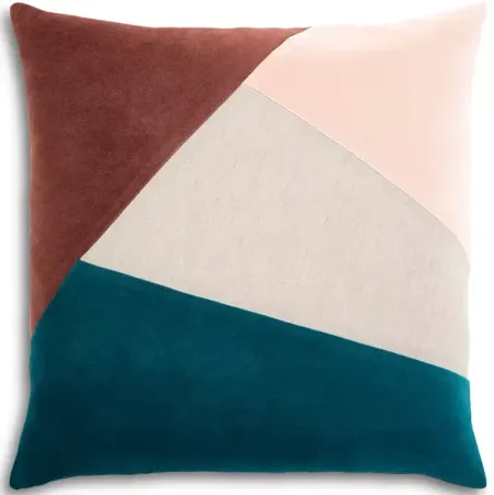 Surya Moza Velvet Decorative Pillow, 22" x 22"
