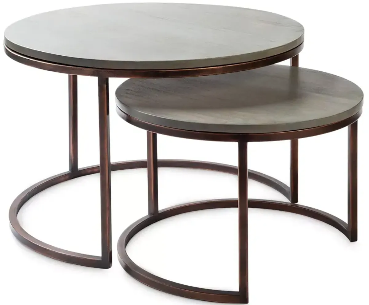 Surya Aaron Nesting Tables, Set of 2