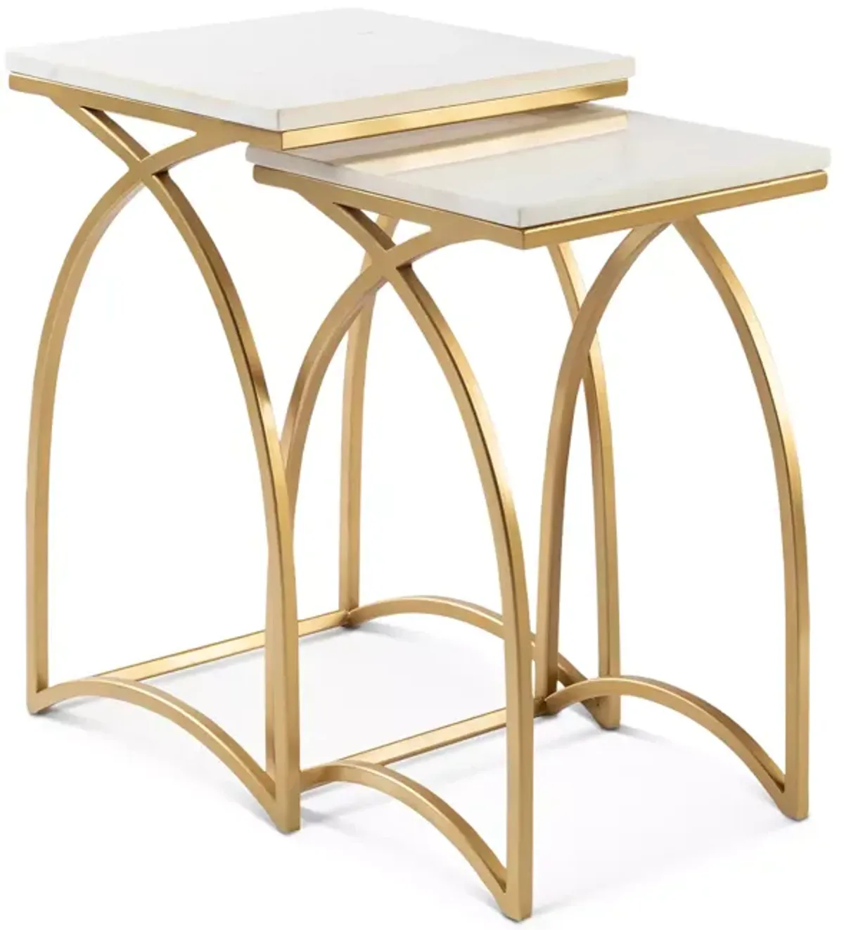 Surya Evana 2 Piece Nesting Table Set