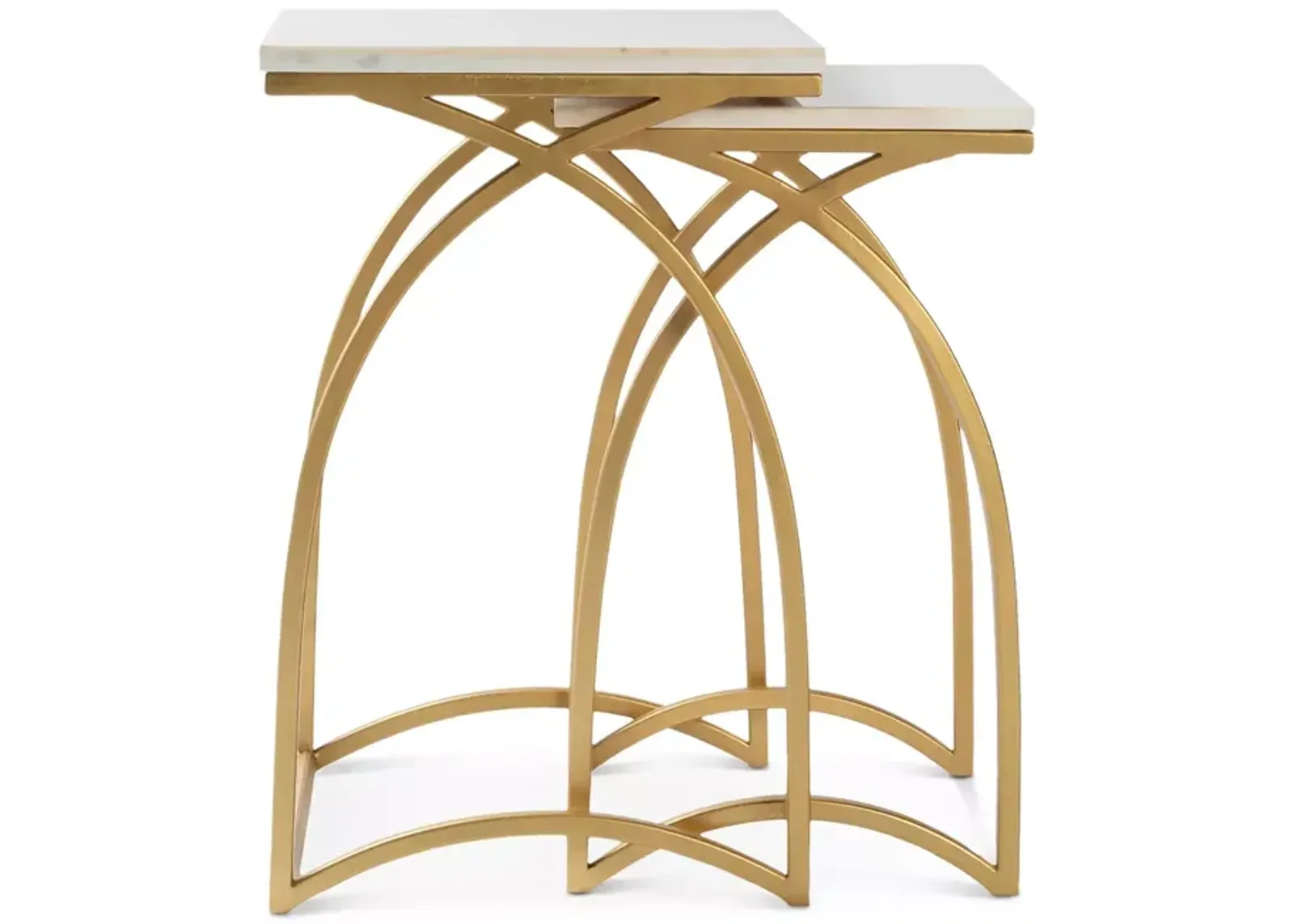 Surya Evana 2 Piece Nesting Table Set