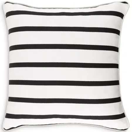 Surya Glyph Striped Decorative Pillow, 18" x 18"