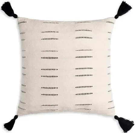 Surya Eden Tasseled Decorative Pillow, 18" x 18"