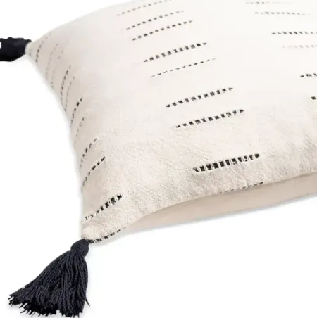 Surya Eden Tasseled Decorative Pillow, 20" x 20"