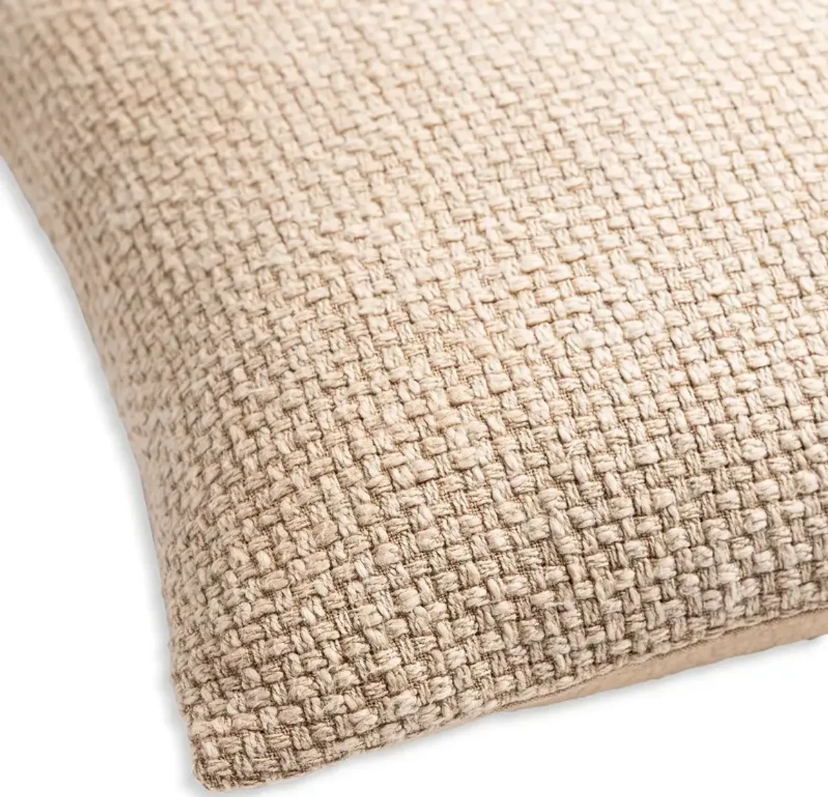 Surya Basketweave Decorative Pillow, 18" x 18"