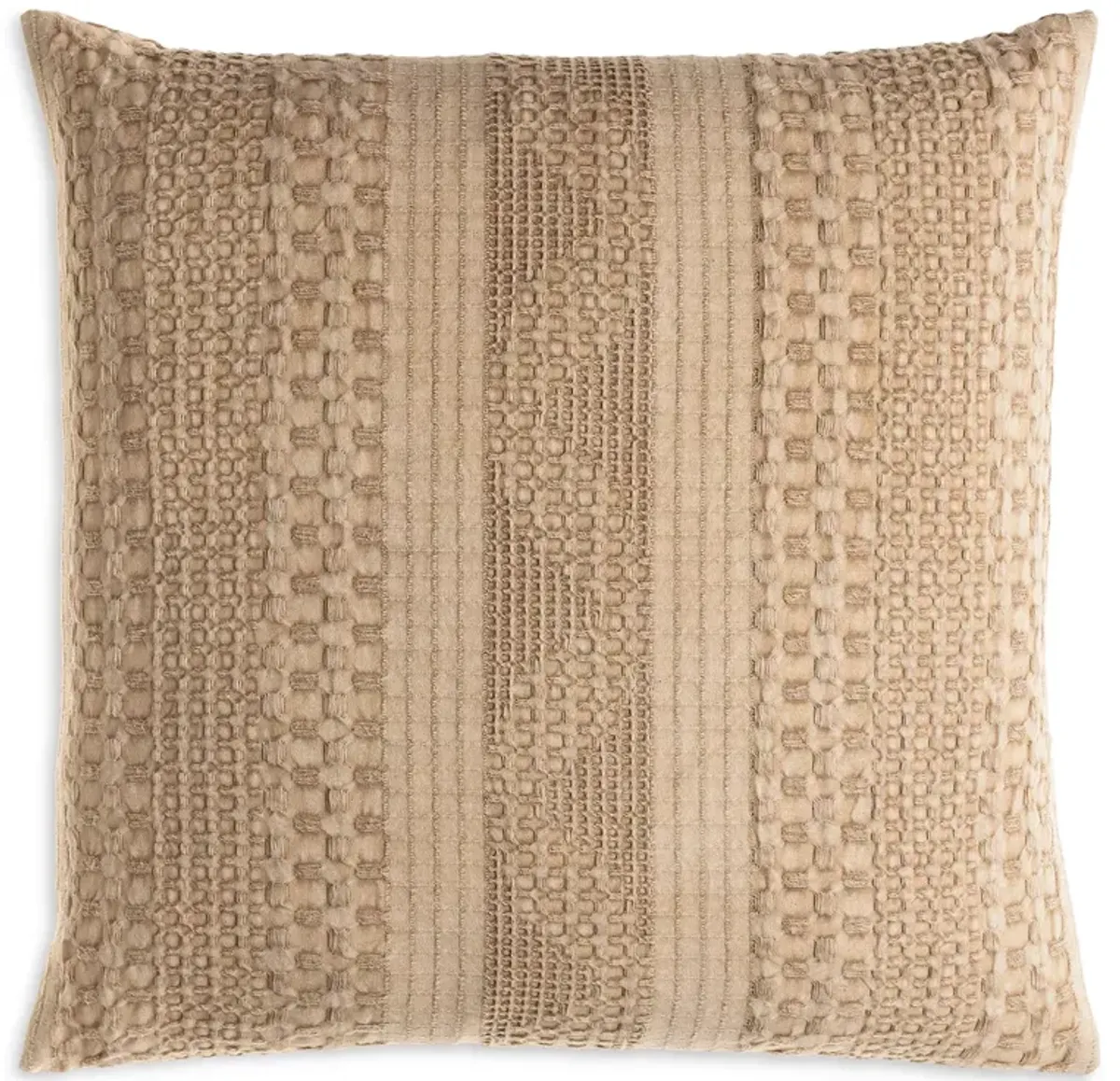 Surya Washed Waffle Decorative Pillow, 20" x 20"