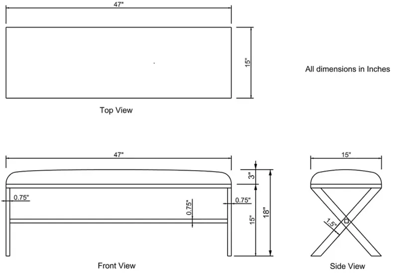 Surya Ashland Bench