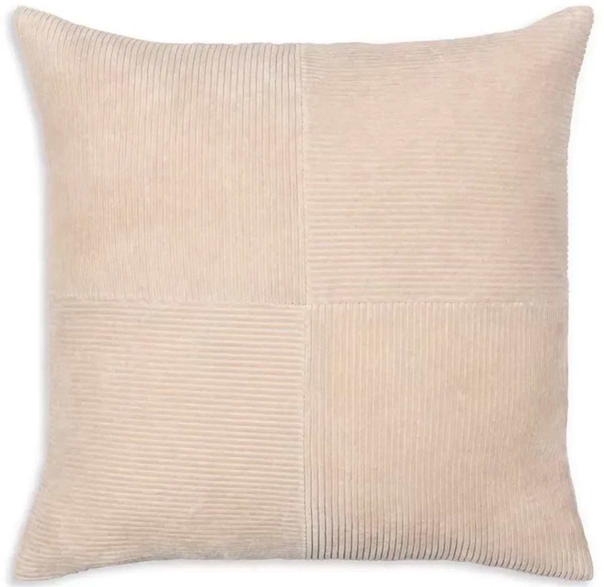 Surya Corduroy Quarters Decorative Pillow, 20" x 20"