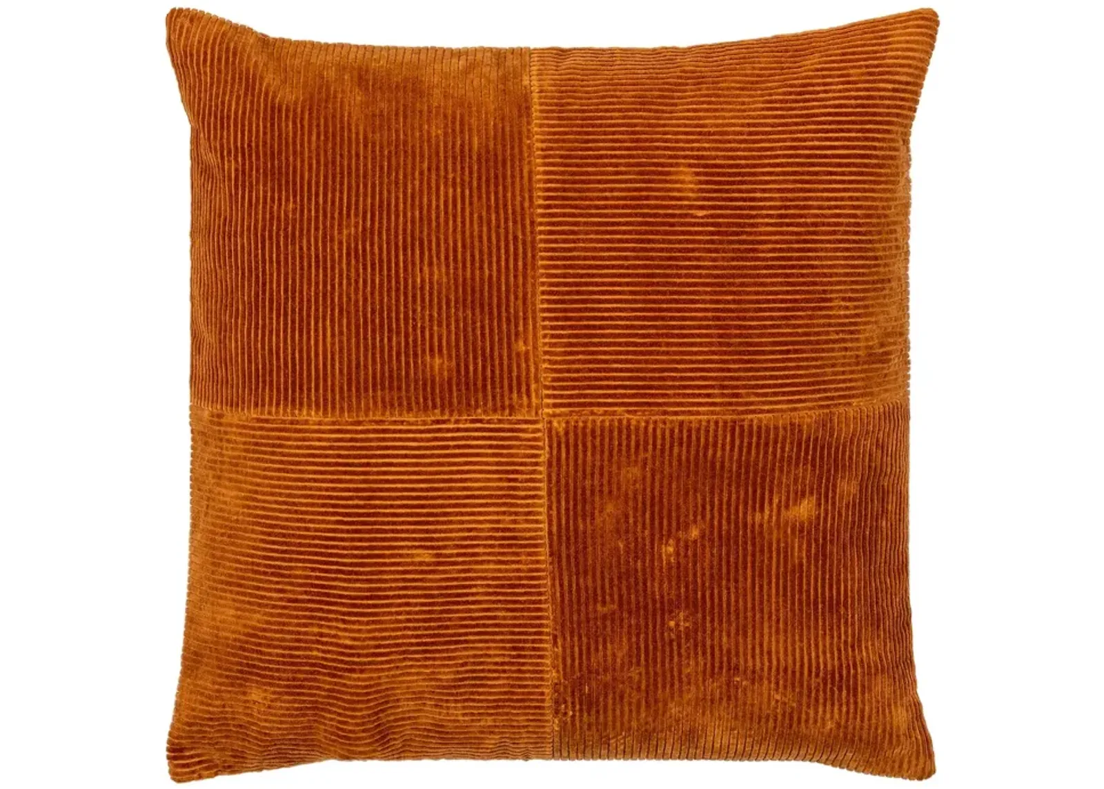 Surya Corduroy Quarters Decorative Pillow, 20" x 20"