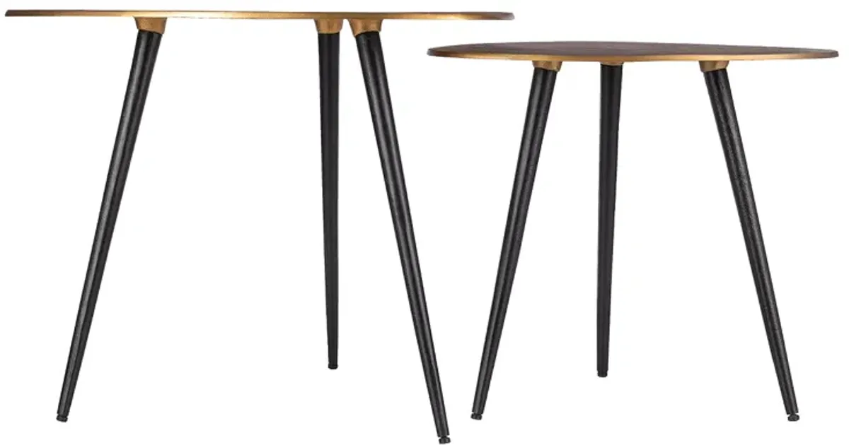 Surya Sauska 2 Piece Nesting Table Set