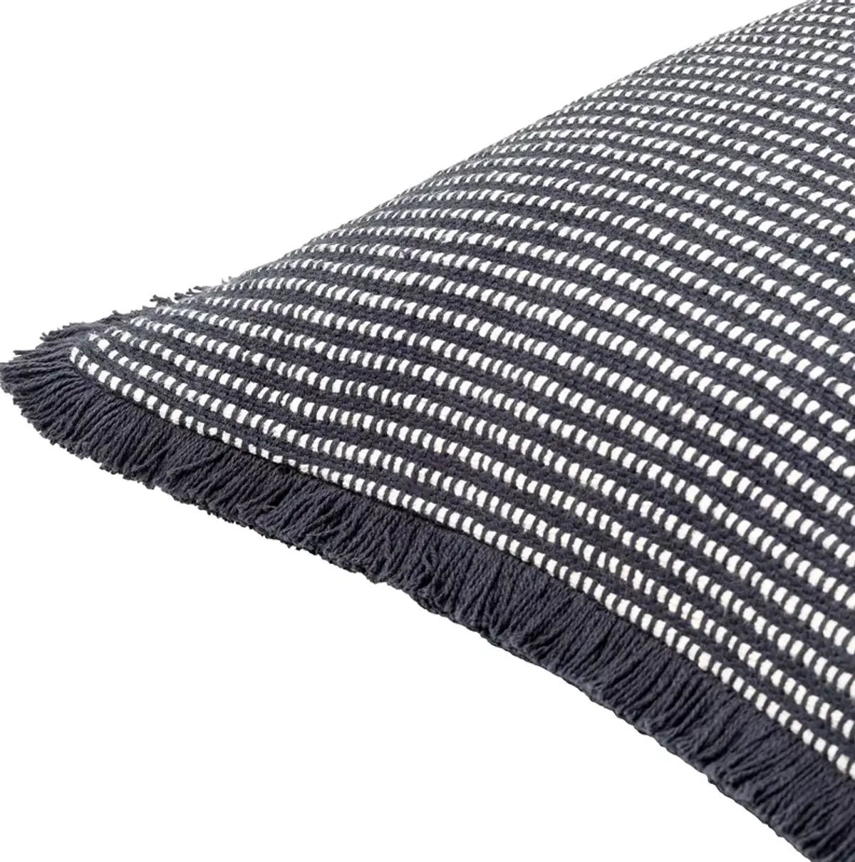 Surya Cotton Fringe Decorative Pillow, 20" x 20"