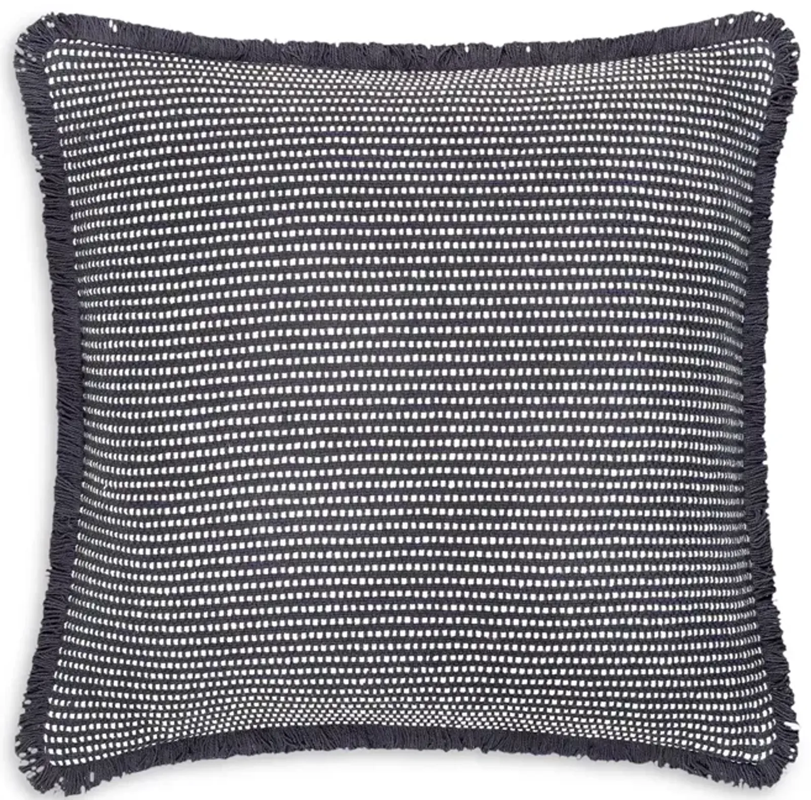 Surya Cotton Fringe Decorative Pillow, 20" x 20"