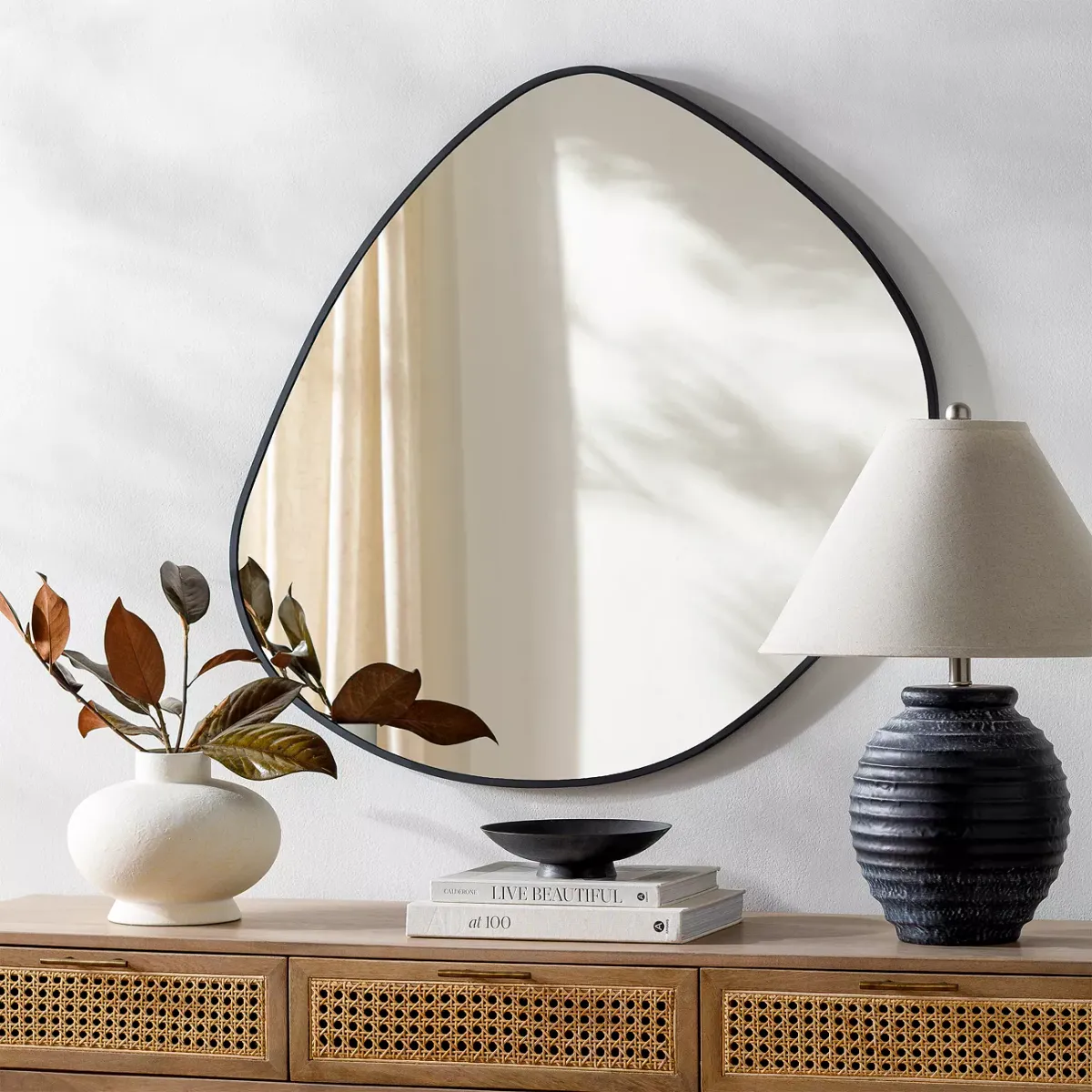 Surya Pebble Mirror