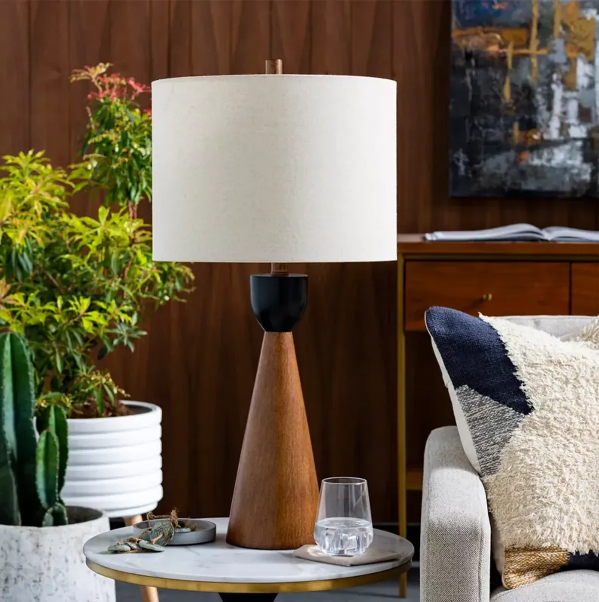 Surya Downey Table Lamp