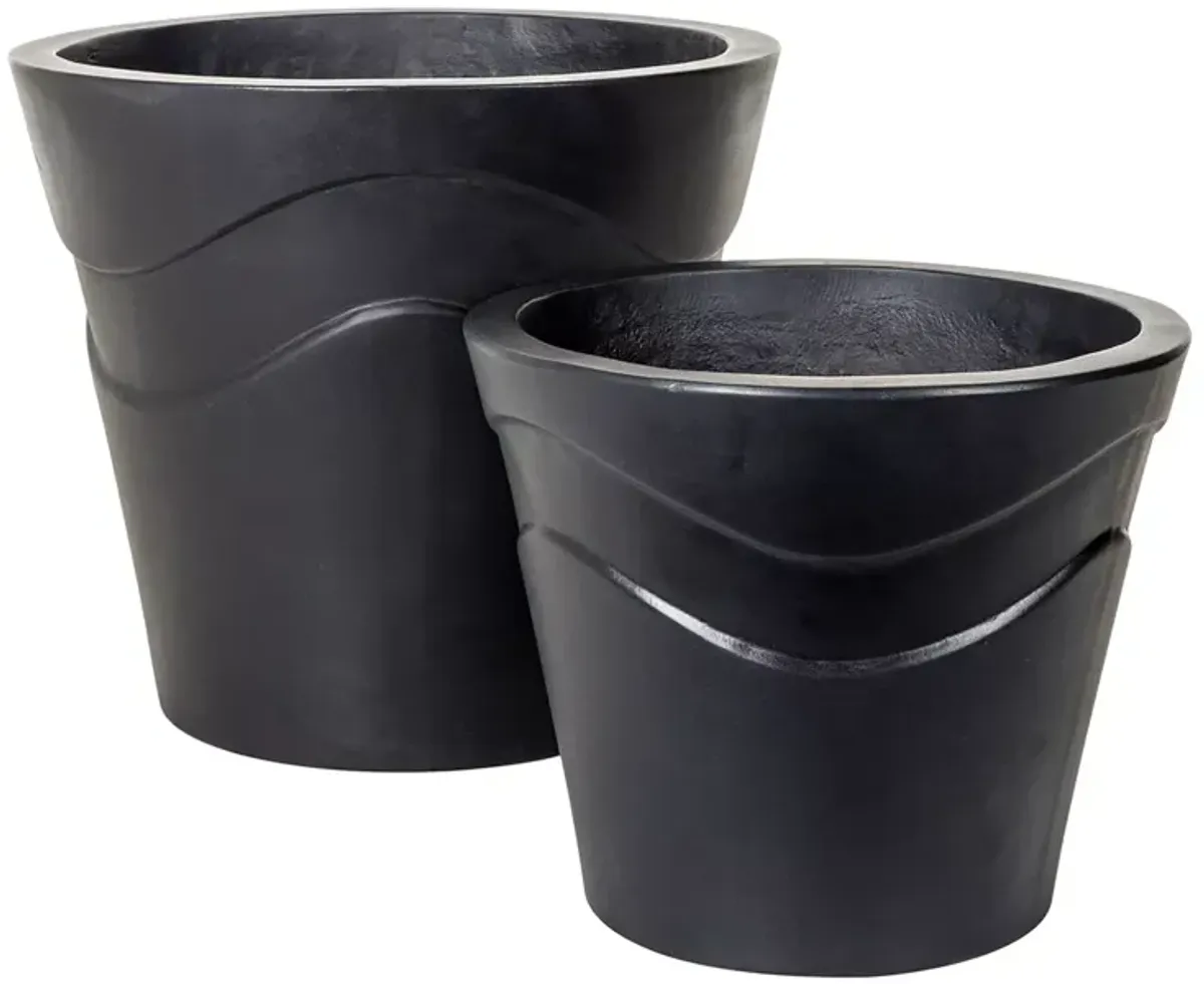 Surya Seastone 2 Piece Planter Set