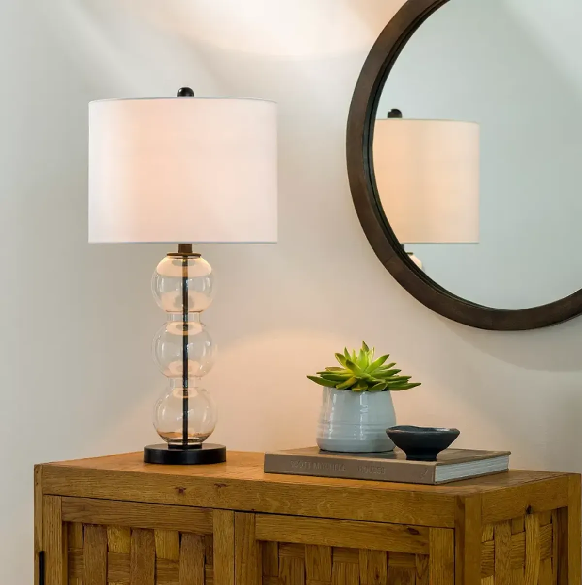 Surya Ridge Table Lamp