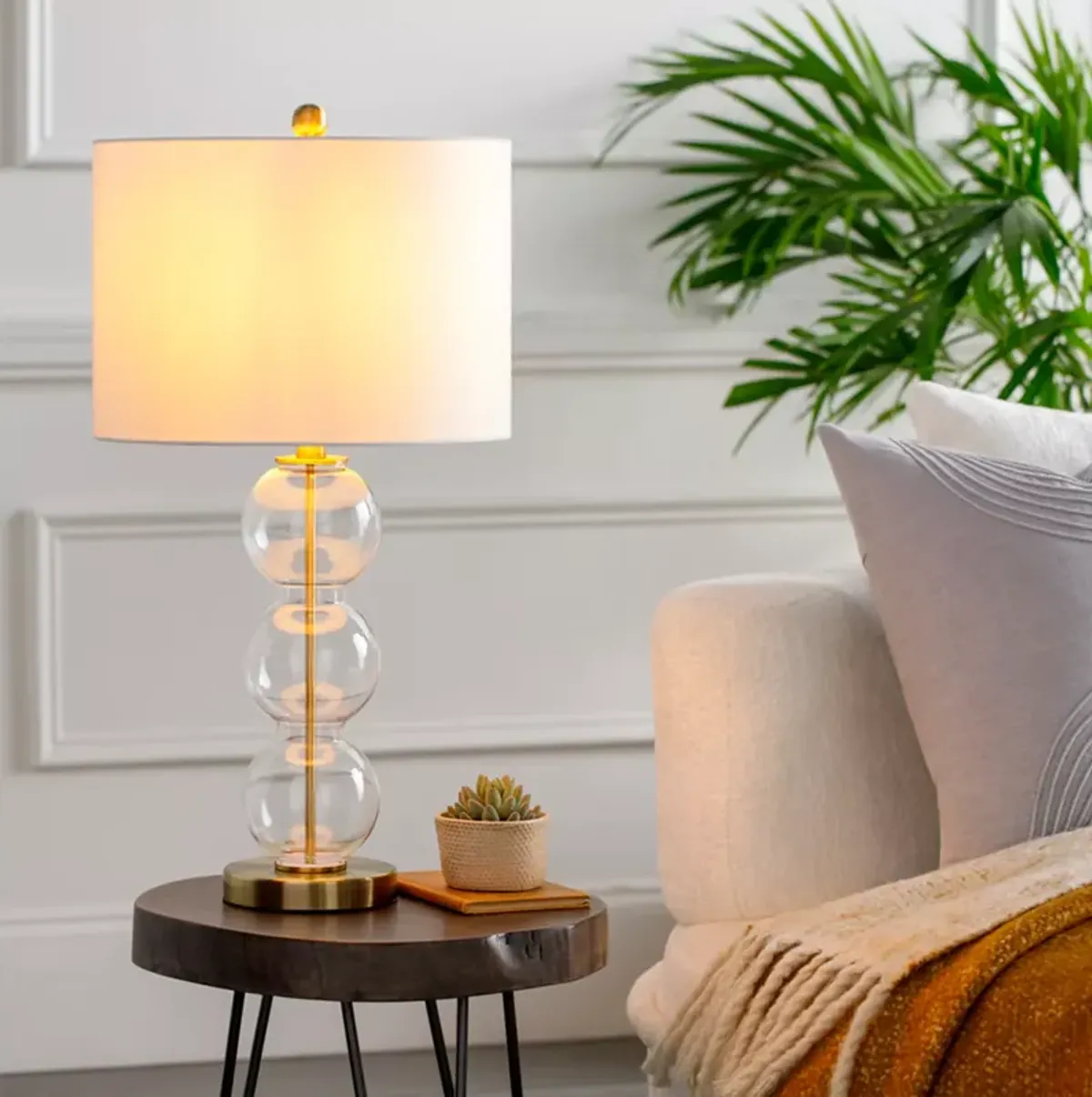 Surya Ridge Table Lamp