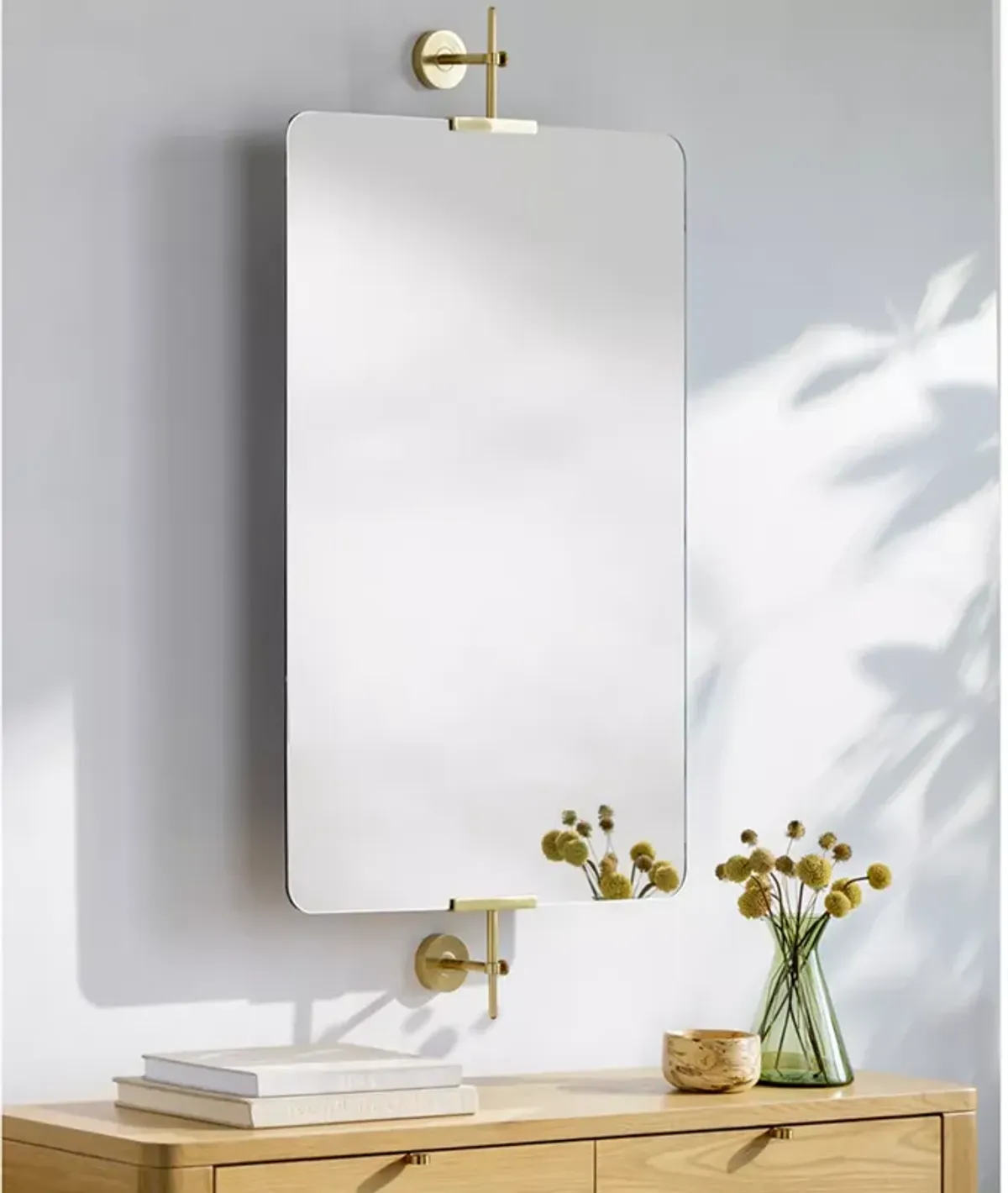 Surya Anastasya Decorative Rectangle Wall Mirror