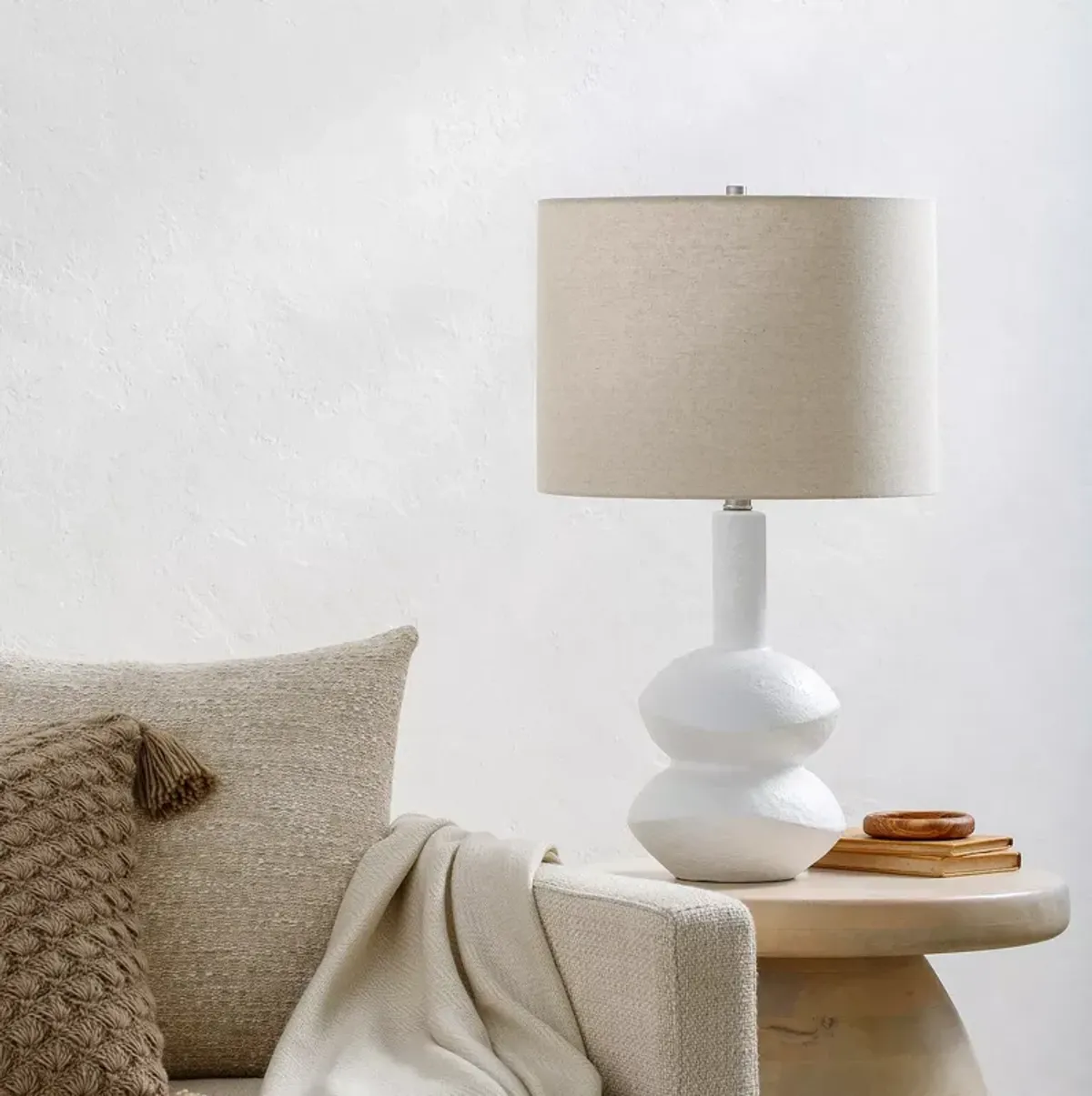 Surya Mauna Ceramic Table Lamp