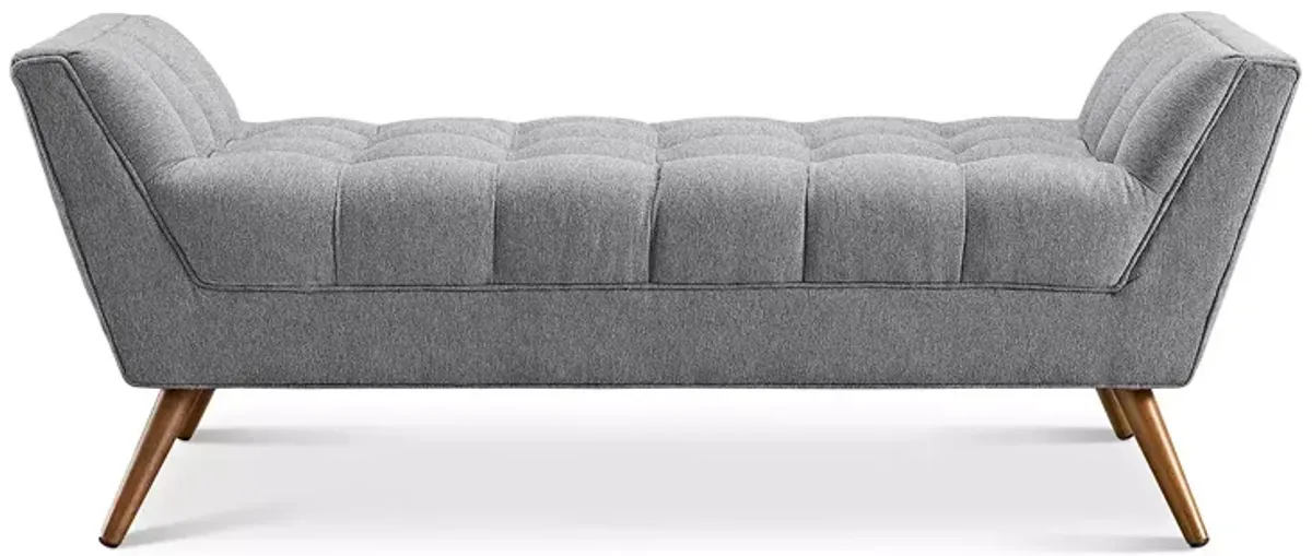 Modway Response Medium Upholstered Fabric Bench