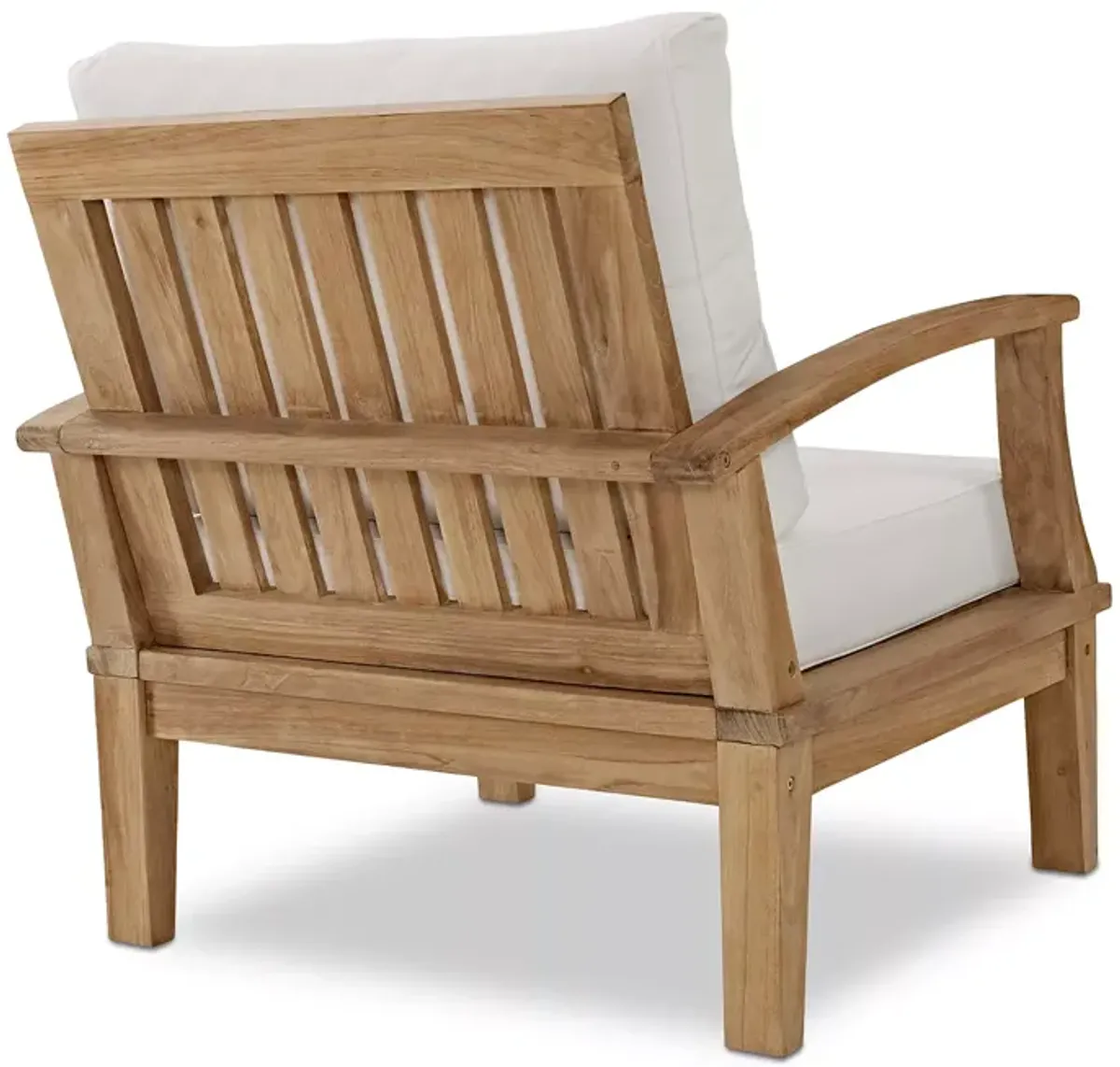 Marina 2 Piece Outdoor Patio Teak Armchair Set