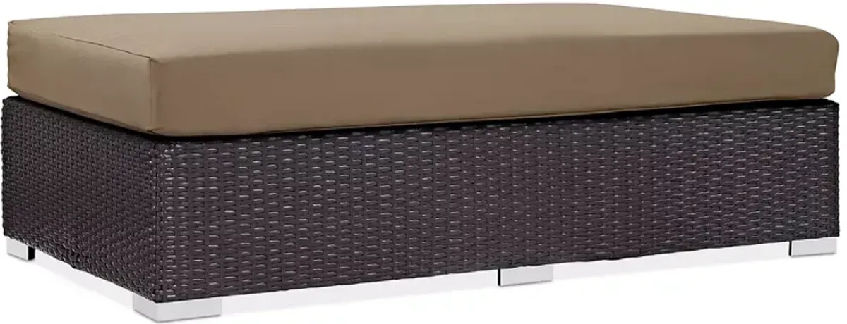 Modway Convene Outdoor Patio Rectangle Ottoman