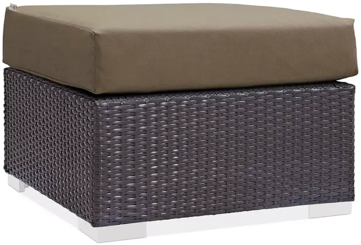 Modway Convene Outdoor Patio Square Ottoman